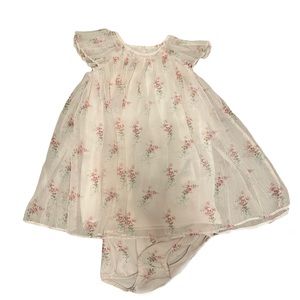 Ralph Lauren Flowery Dress with Bloomer 18M
